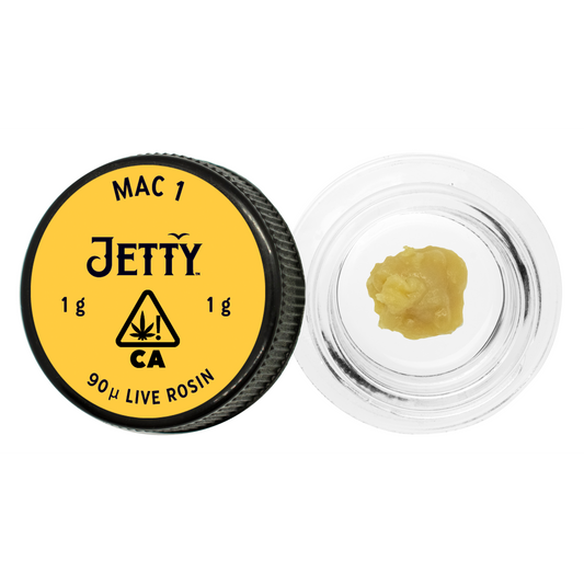 JETTY Live Rosin Solventless 1 gram MAC 1
