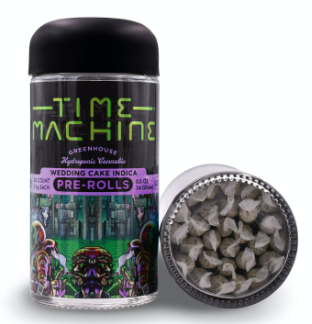 Time Machine-Wedding Cake Prerolls 28 pack (14g) Indica