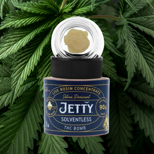 Jetty Extracts - THC Bomb Live Rosen Concentrates 1g