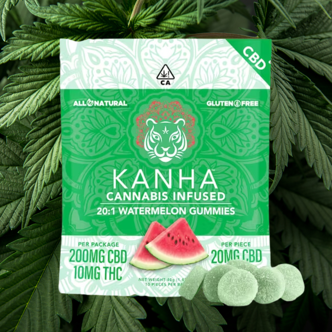 Kanha - CBD Classic Watermelon 20:1 - Soft Chew Gummies